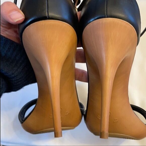 MAKER’S ANKLE WRAP STILETTO HEELS. NEW - Picture 2 of 9